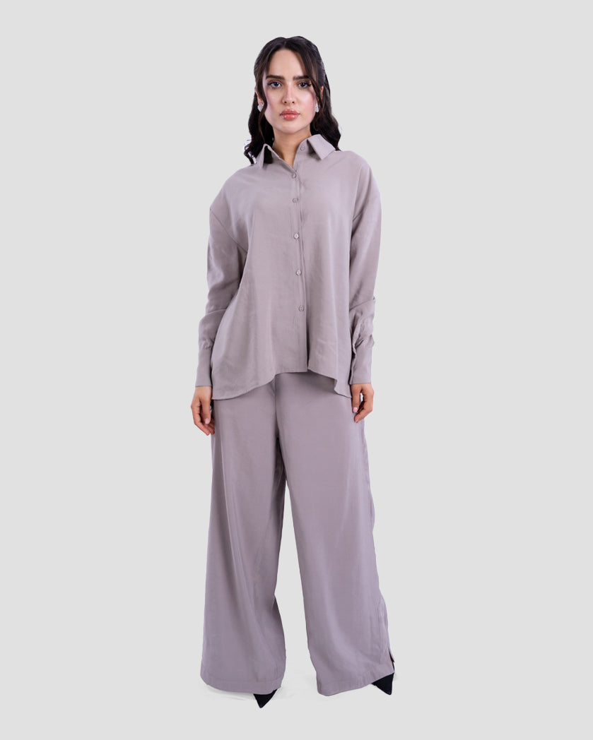 OVERSIZED TEXTURED BLOUSE