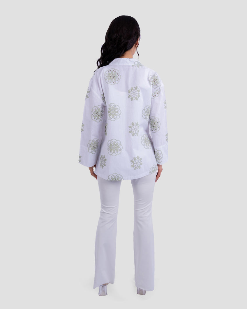 EMBROIDERED COTTON SHIRT