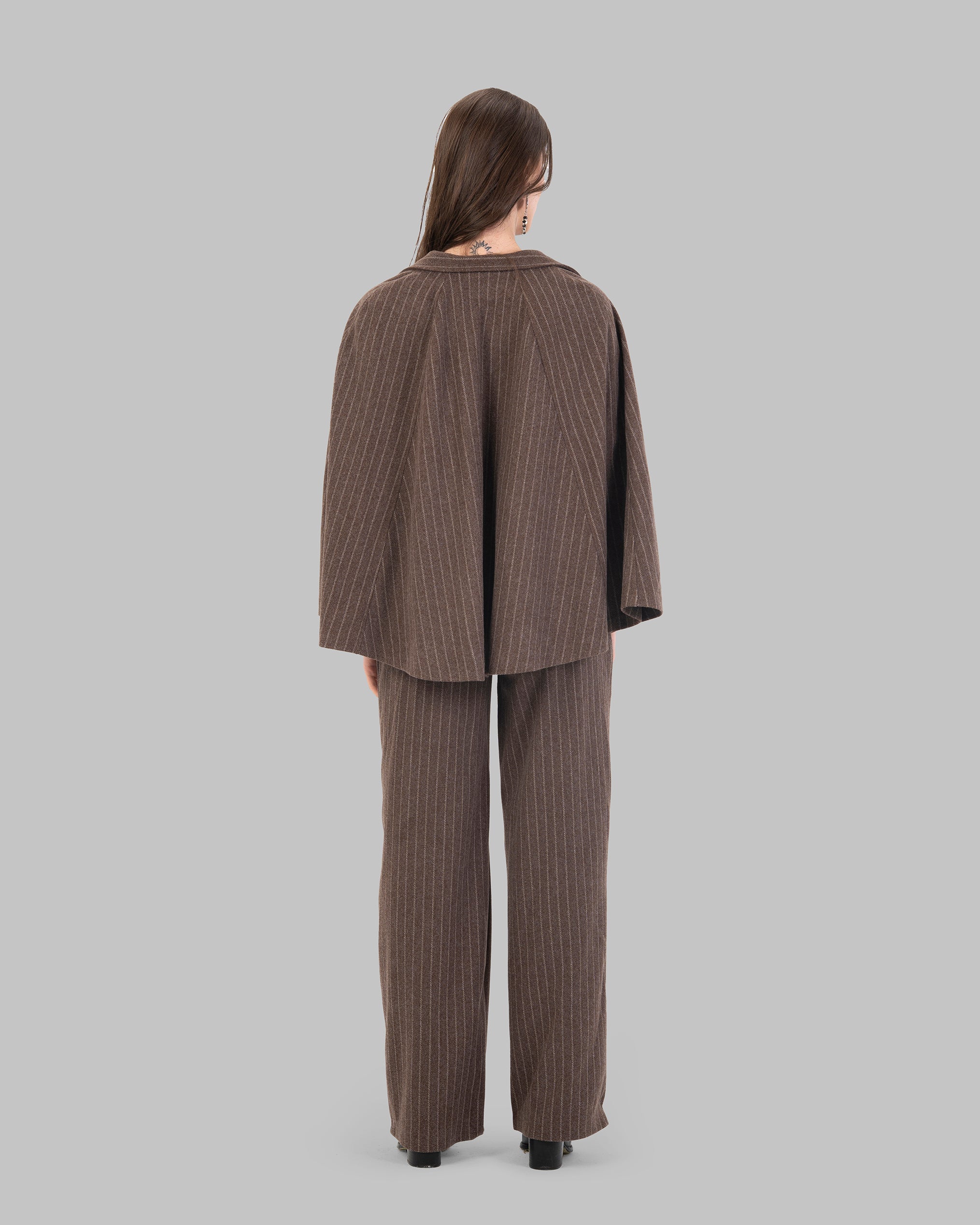 Structured Pinstripe Double