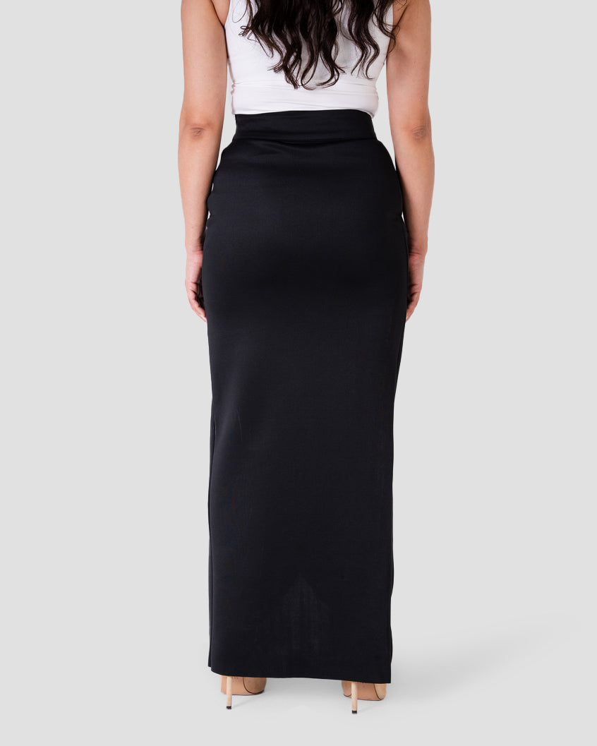 DRAPED MIDI SKIRT