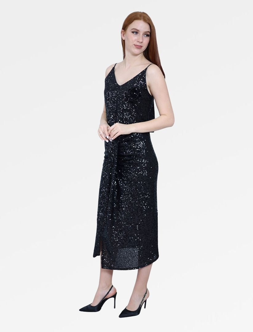 Sequin top with spaghetti strap