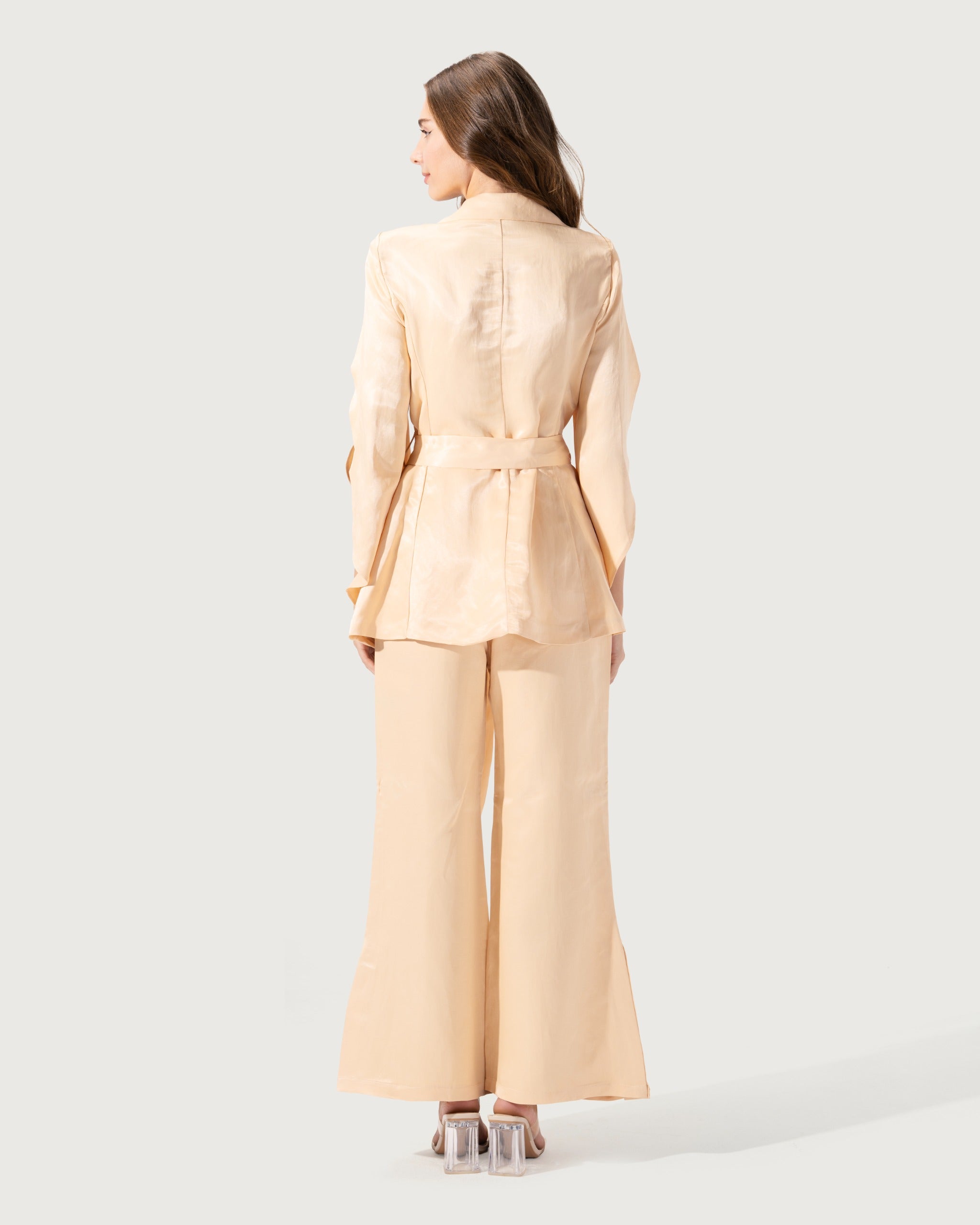 FLARE PANTS WITH SLIT