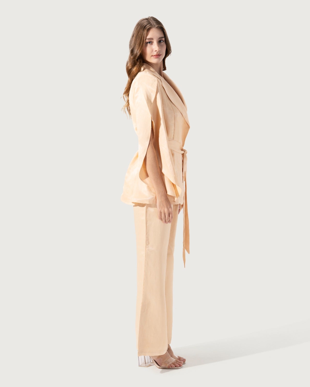 FLARE PANTS WITH SLIT