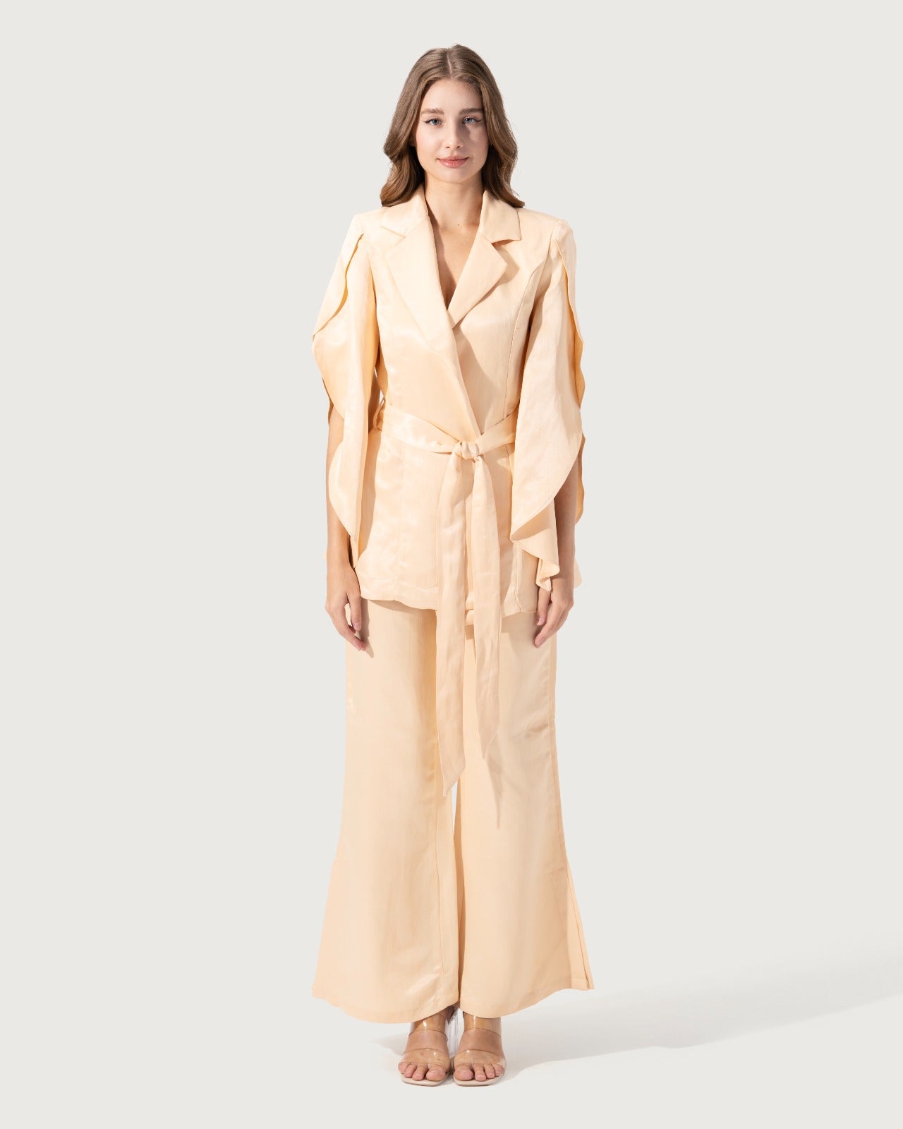 FLARE PANTS WITH SLIT