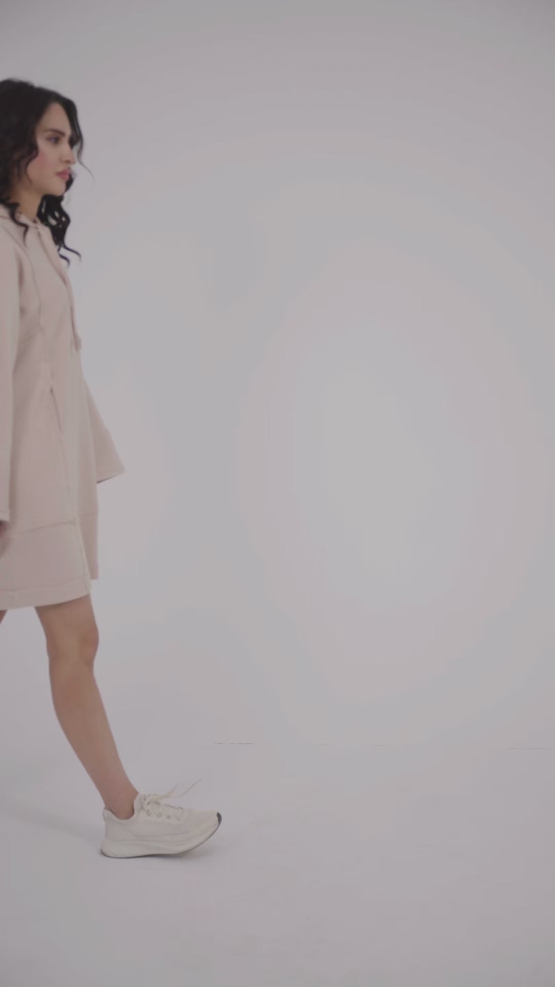 OVERSIZED DRESS WITH UNFINISHED