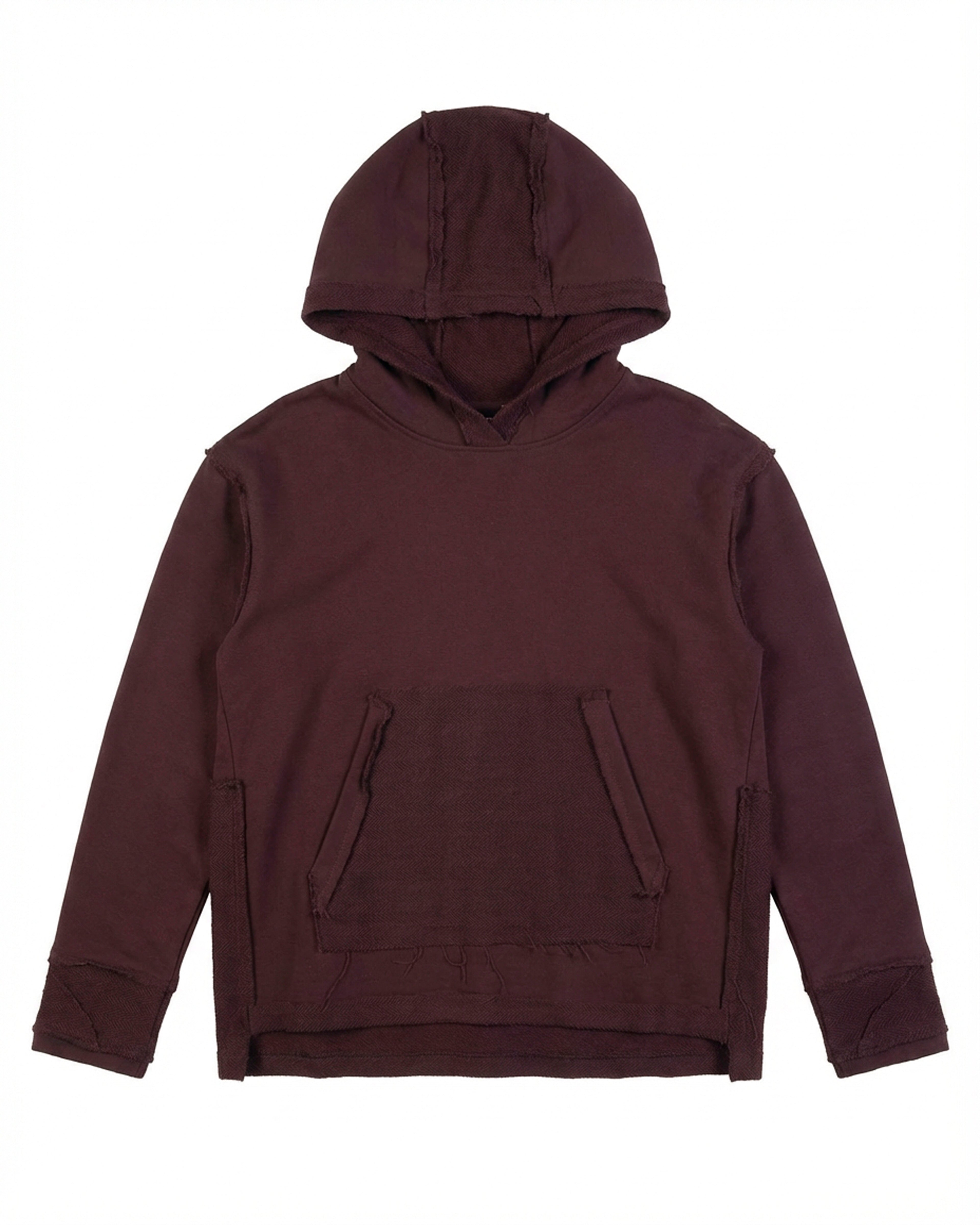 WIDE LEG PANTS WITH UNFINISHED