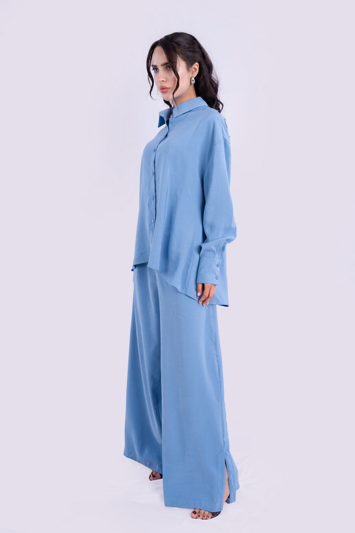 OVERSIZED BLOUSE WITH LONG SLEEVES
