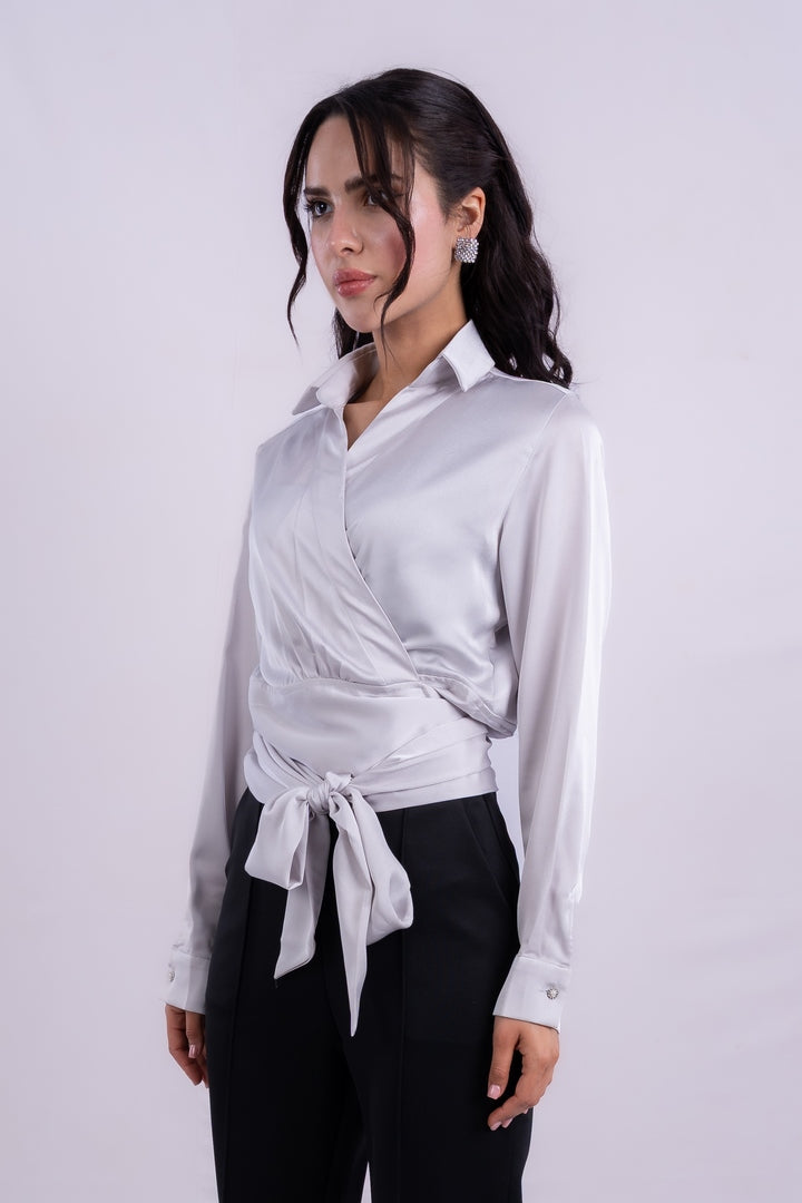 long Sleeve wrap top