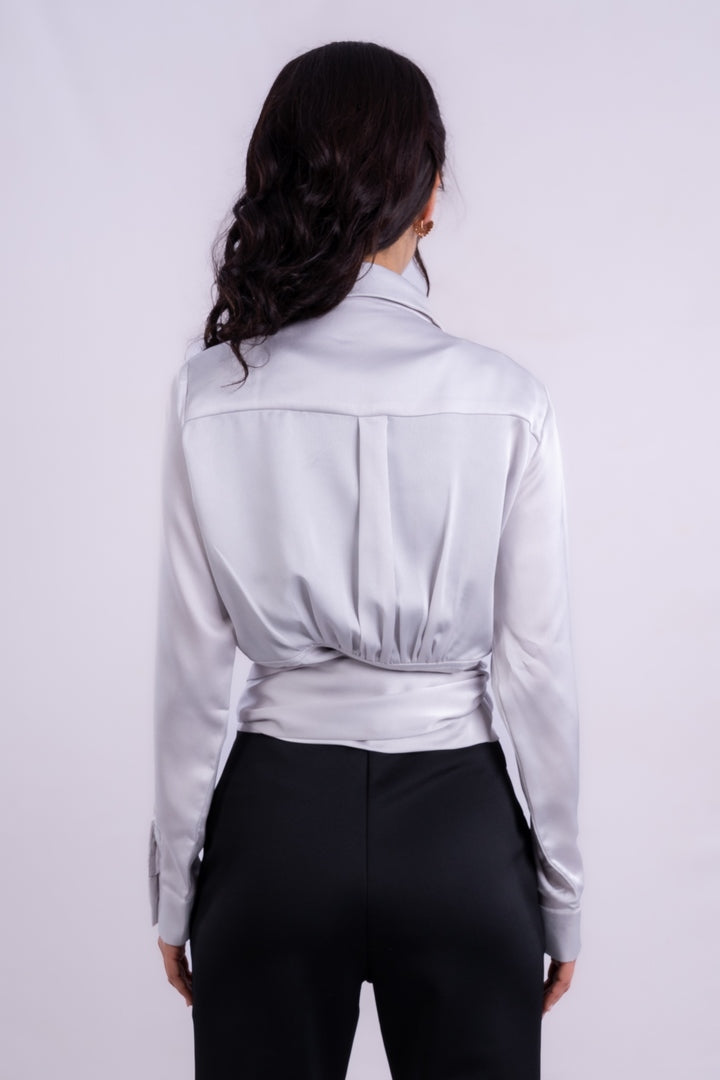 long Sleeve wrap top