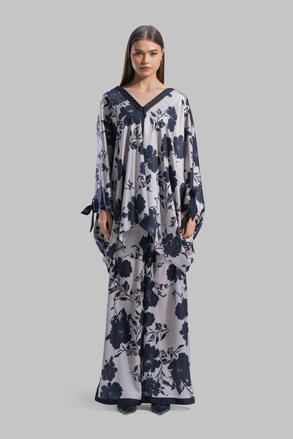 بنطلون مستقيم بخصر عالٍ