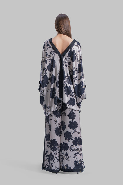 بنطلون مستقيم بخصر عالٍ