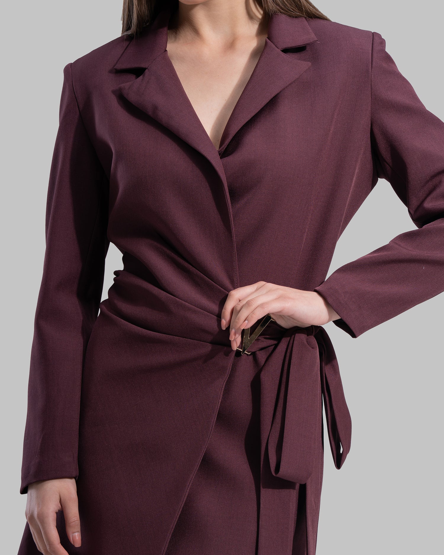 Belted Blazer Dress