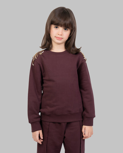 sweatshirt with fancy