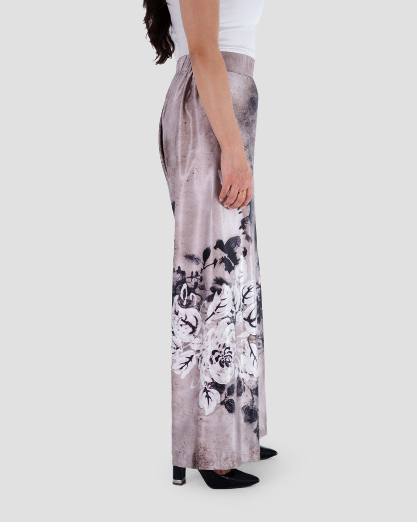 PRINTED PALAZZO TROUSERS