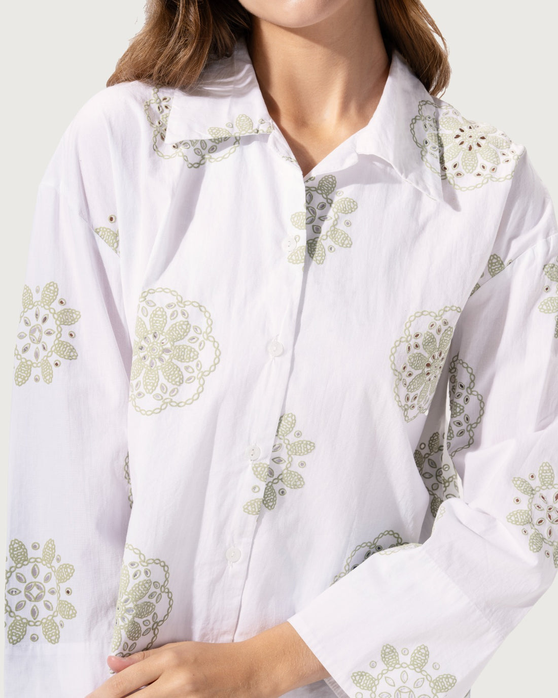 ASYMMETRIC BLOUSE WITH PRINT